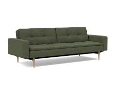 Dublexo Styletto Sofa Bed Light Wood With Arms