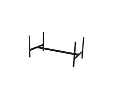 Twist coffee table base rect.