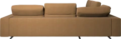 Hampton corner sofa with adjustable back and storage on left side