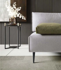 Bacio Light — Space-saving modular sofa with a compact design and movable backrests – also available in leather.
