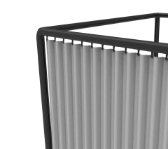 Laze cabana side curtain