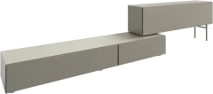 Lugano wall system with drop down doors