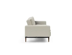 Dublexo Styletto Sofa Bed Dark Wood With Arms