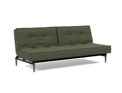 Splitback Styletto Sofa Bed Dark Wood