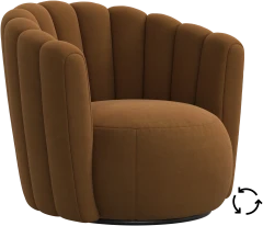 Sweet Art armchair with swivel function