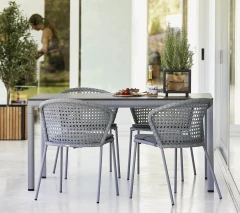 Lean chair, stackable