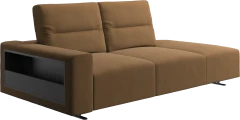 Hampton sofa with adjustable back and lounging unit right side