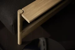 Malloy Wood Sofa Bed