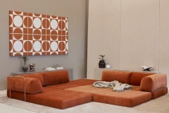 CozyPad Sofa Bed L-Shape with arm