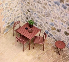 Bliss chair w/o armrest, stackable