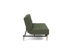 Splitback Styletto Sofa Bed Light Wood