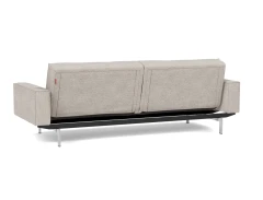 Splitback Chrome Sofa Bed With Arms