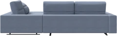 Hampton corner sofa with adjustable back and storage on left side