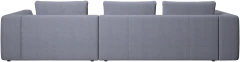 Bergamo sofa with resting unit