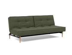 Splitback Styletto Sofa Bed Light Wood