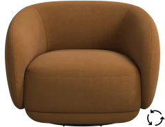 Bolzano armchair with swivel function