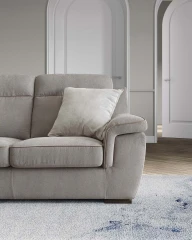 Hollis — Classic-style sofa with high backrest and relax mechanism.