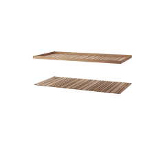 Level coffee table rect. table top set (2 pcs.)