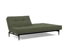 Splitback Styletto Sofa Bed Black Wood