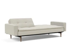 Dublexo Styletto Sofa Bed Dark Wood With Arms