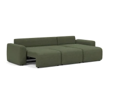 Norum Sofa Bed Chaise With Chunky Arms
