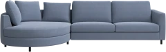 Indivi sofa with chaise longue left