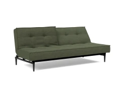Splitback Styletto Sofa Bed Black Wood