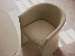 Volterra dining chair with armrest