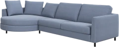 Indivi sofa with chaise longue left