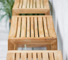 Flip bar chair, stackable