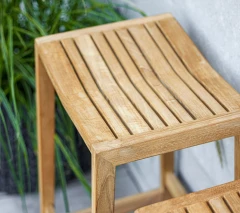 Flip bar chair, stackable