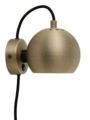 Ball sienas lampa