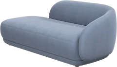 Bolzano, chaise longue sofa right