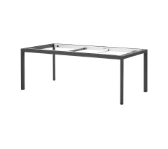 Drop dining table base w/120 cm extension