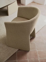 Volterra dining chair with armrest