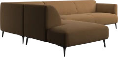 Modena corner sofa with lounging unit