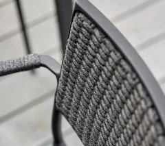 Less armchair, stackable