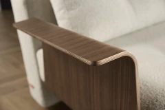 Recast Sofa Bed Dark Styletto With Arms