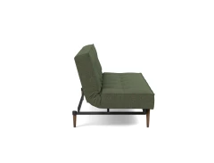 Splitback Styletto Sofa Bed Dark Wood