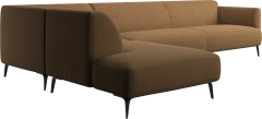Modena corner sofa with lounging unit