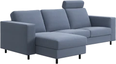 Indivi sofa with chaise longue left