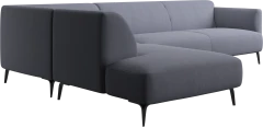 Modena corner sofa with lounging unit