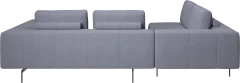Amsterdam corner sofa with lounging unit