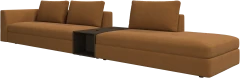 Bergamo 3 seater lounge sofa with storage