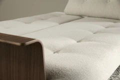 Recast Sofa Bed Dark Styletto With Arms