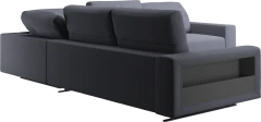 Hampton corner sofa with adjustable back and storage