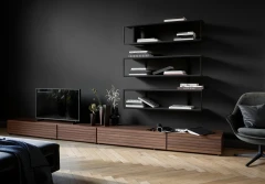 Lugano base cabinet with drawers and drop down doors