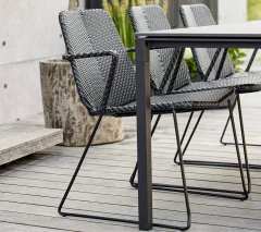 Vision armchair, stackable