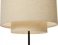 Drum floor lamp marble/metal