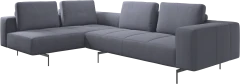 Amsterdam corner sofa with lounging unit